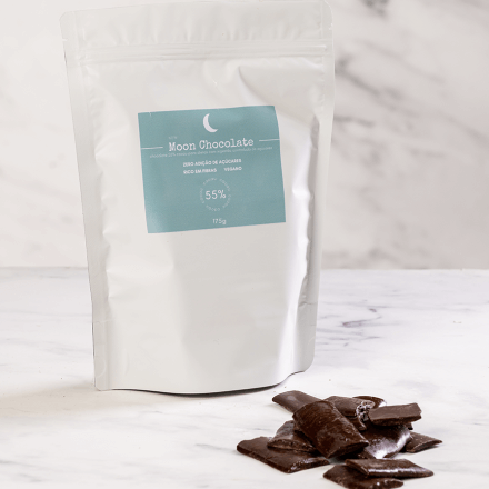 New Moon Chocolate 55% | Zero e Vegano
