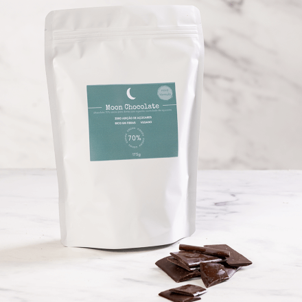 New Moon Chocolate 70% | Zero e Vegano