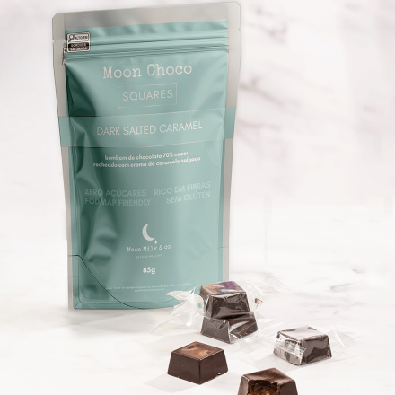 Moon Choco Squares - Dark Salted Caramel