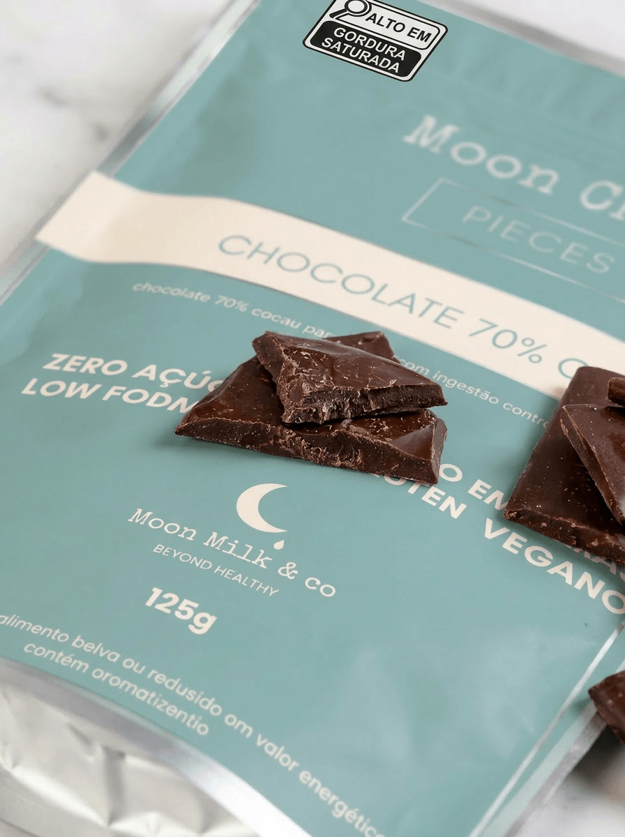 Moon Choco Pieces - 70% cacau - Imagem 2