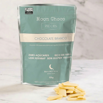 Moon Choco Pieces - Branco
